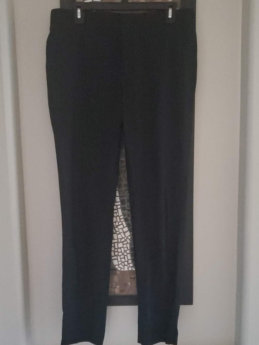 Vince Black Straight-Leg Trousers
